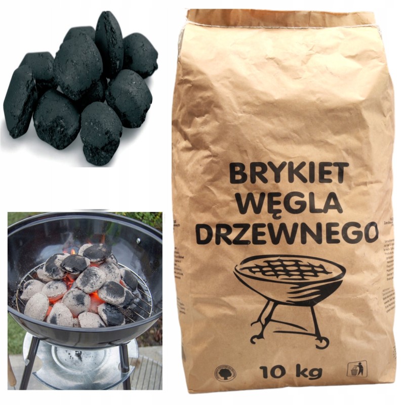 Ekologiški anglies briketai 10kg Bieszczady