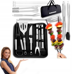 Kepsninės reikmenys, žnyplės, nerūdijančio plieno indai, 9 viename, nemokamas dėklas