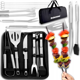 Kepsninės reikmenys, žnyplės, nerūdijančio plieno indai, 9 viename, nemokamas dėklas