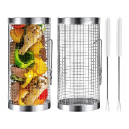 2 x sukamas grilio krepšelis 9 x 20 cm