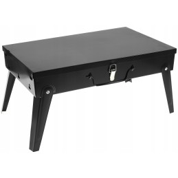 Didelė sulankstoma medžio anglis turistinė kepsninė 2