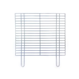 Grilio grotelės 60x50, chromuotos