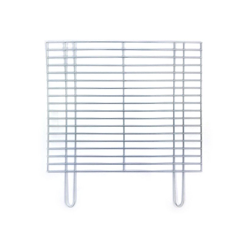 Grilio grotelės 60x50, chromuotos