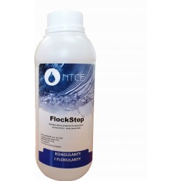 Flockstop vandens skaidrinimo baseino chemikalai 1l ntce