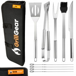 ✴️ 9 aksesuarų rinkinys, indai, kepsninės ir kepsninės įrankiai