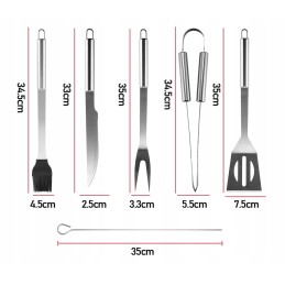 ✴️ 9 aksesuarų rinkinys, indai, kepsninės ir kepsninės įrankiai