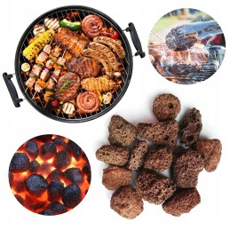 Vulkaninė lava dujiniam griliui