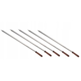 „Szampur“ iešmas šašlykinės šašlykinės iešmas 45 cm nerūdijančio plieno 5 vnt.