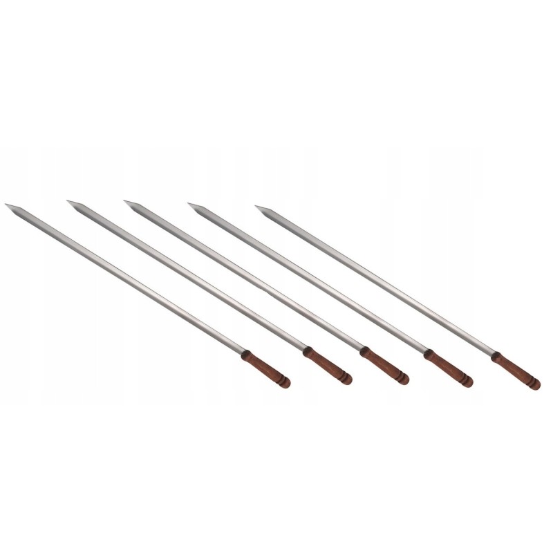 „Szampur“ iešmas šašlykinės šašlykinės iešmas 45 cm nerūdijančio plieno 5 vnt.