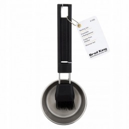 Apkepkite karališkąjį puodą su silikoniniu šepetėliu