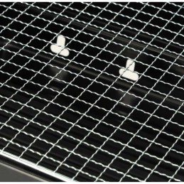 Sulankstomas turistinis grilis, lagaminas, nešiojamas sodo anglies kepsninė + priedai