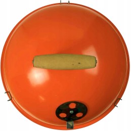 Sodo kepsninė kupolinė, uždara grilis su dangčiu