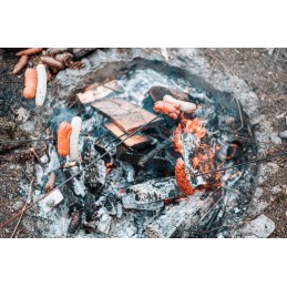 Šakių atramų komplektas, židinio kabykla - 10 vnt