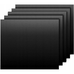 Tefloninis grilio kilimėlis kepimui, BBQ padėklas 40 x 33 cm, daugkartinis, 12 vnt.