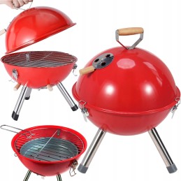 Sodo kepsninė kupolinė, uždara grilis su dangčiu