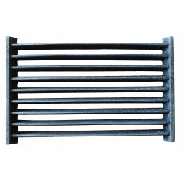 Ketaus lėkštės grotelės 33 cm x 21 cm Poliravimas