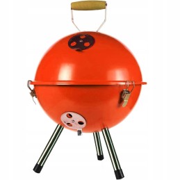 Sodo kepsninė kupolinė, uždara grilis su dangčiu