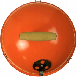 Sodo kepsninė kupolinė, uždara grilis su dangčiu