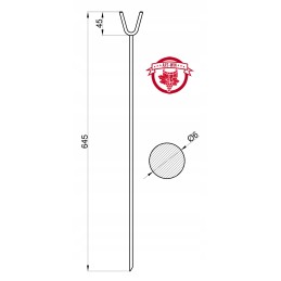 Nerūdijančio plieno atrama