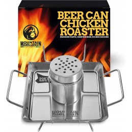 Grilis vištienai kepti su plieniniu daržovių padėklu