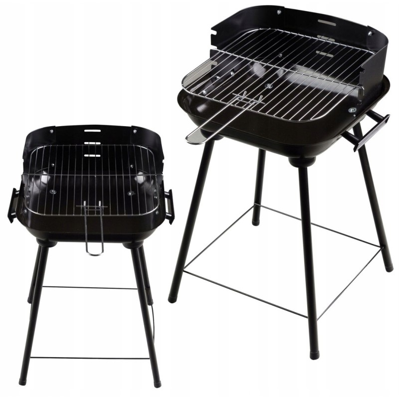 ⬇️ Sodo kepsninė su anglimis su reguliuojamomis grotelėmis ⬇️