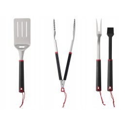 grillmeister grilio rinkinys su minkšta rankena