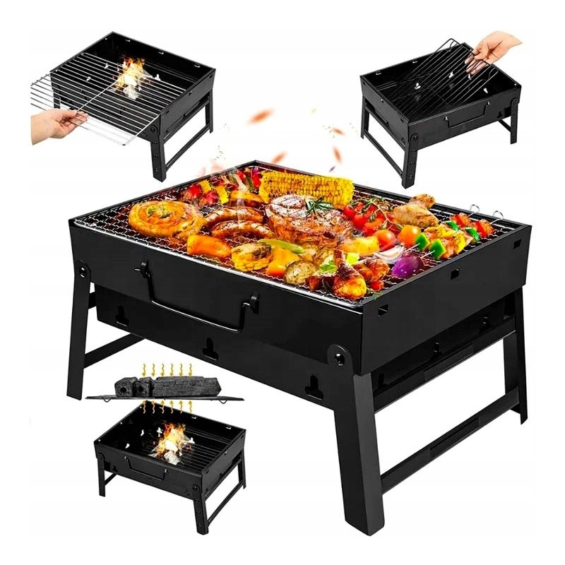 Sulankstomas sodo anglis turistinis grilis