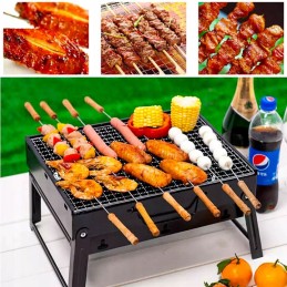 Sulankstomas sodo anglis turistinis grilis