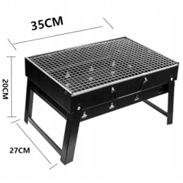 Sulankstomas sodo anglis turistinis grilis
