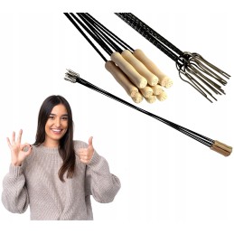 ⚡Židinio lazdos šakutė 130cm, rinkinyje 10 vnt.⚡