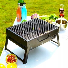Turistinis grilis, nešiojamas, sulankstomas anglies grilis