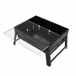 Didelė sulankstoma anglis turistinė kepsninė