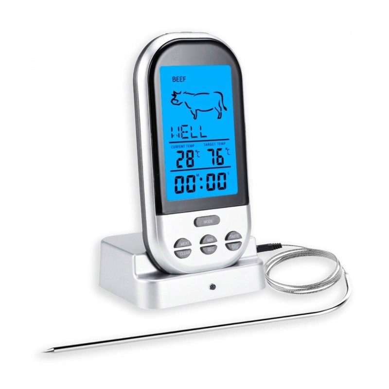 Maisto termometras su zondu - temperatūra 0°C +250°C