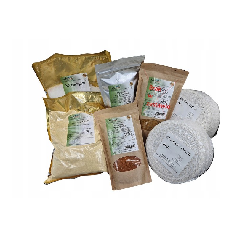 Didelis rūkyklos komplektas, druska ir marinatas, tinklelis