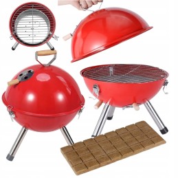 Sodo kepsninė kupolinė, uždara grilis su dangčiu + kūrenimas