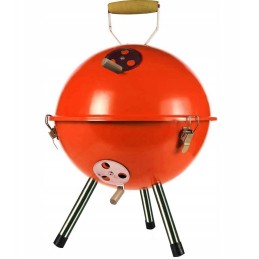 Sodo kepsninė kupolinė, uždara grilis su dangčiu + kūrenimas