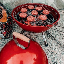 Sodo kepsninė kupolinė, uždara grilis su dangčiu + kūrenimas