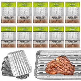 ️ Ühekordsed alumiiniumist grill-piknikualused 50 tk.