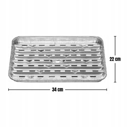 ️ Ühekordsed alumiiniumist grill-piknikualused 50 tk.