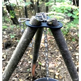 Turistinis trikojis katilas 6l išgyvenimo grilis