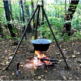 Turistinis trikojis katilas 6l išgyvenimo grilis
