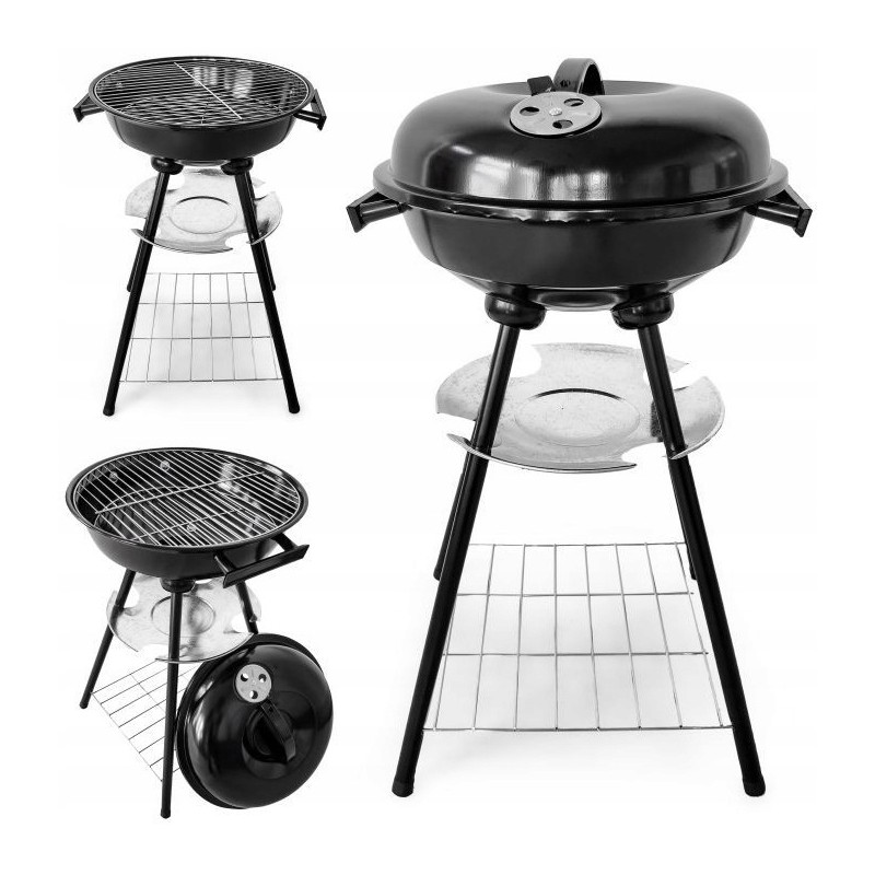 Sodo kepsninė su dangteliu ir pelenine