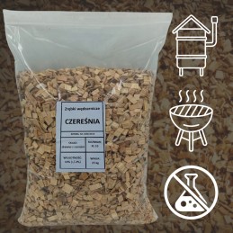 Rūkytos vyšnios medžio drožlės 15kg 10 klasė