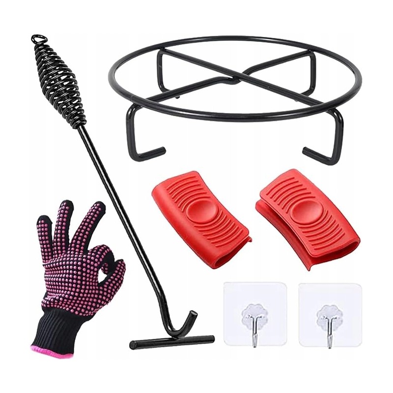 Barvere olandų orkaitės priedai, olandiškos orkaitės pagrindo rėmas su 42 cm olandiško orkaitės dangčio pakėlimu, olandiška orka