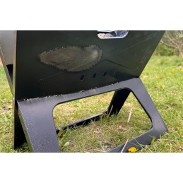 Sodo vakarėlis sulankstomas lopšys turistinis nešiojamasis grilis kelionėms