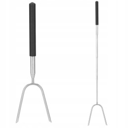 Grilio lazdelė, dešros šakutė, teleskopinis rinkinys, 10 vnt.