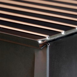 Grilis su anglimis greitai surenkamas, patogus, stabilus, atsparus, kompaktiškas