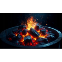 Aukščiausios kokybės anglis 10 kg iš Bieszczady kalnų, dideli gabaliukai, puiki kokybė kepsniams