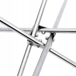 Sodo laužavietė laužui, nerūdijančio plieno turistinė kepsninė, sulankstomas komplektas