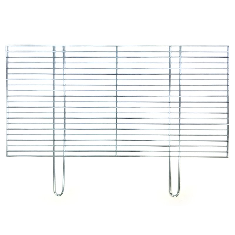 Grilio grotelės 80x40, chromuotos